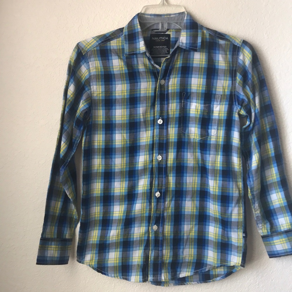 Nautica Long Sleeve Button Up